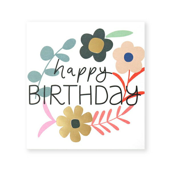 caroline gardner キャロラインガードナー Birthday card バースデー カードgreeting card グリーティングカード 手紙 封筒付 ポストカード デザイナーズ 海外 ロンドンギフト プレゼント 誕生日 お祝い