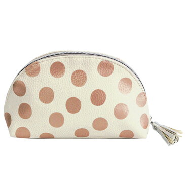caroline gardner キャロラインガードナー Cosmetic Bag コスメティックバッグタッセル ハーフムーン 大容量 ポーチ 化粧ポーチ メイクポーチ おしゃれ かわいい 花柄 ドット ブランド デザイナーズ 海外 UK ロンドン レディース PCBギフト プレゼント 誕生日 お祝い