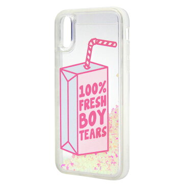 ケースティファイ アイフォン X ケース フレッシュ ボーイ ティア—ズ アイフォン X グリッター CASETiFY Fresh Boy tears iPhone X GLITTERブランド LA 海外 スマホ ケースギフト プレゼント　母の日