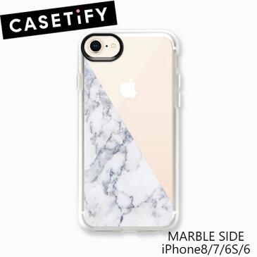 アイフォンケース ケースティファイ CASETiFY MARBLE SIDE iPhone7 iPhone8 iPhoneSE 第二世代おしゃれ アイフォン ケース カバー 頑丈 グリップ ブランド LA 海外 ギフト プレゼント　母の日