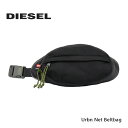 ディーゼル ウエストポーチ メンズ DIESEL ディーゼル Urbn Net Beltbag ベルトバッグ ボディバッグ ショルダーバック バッグ メンズ X09369-P5196-T8013 ブラック 黒 プレゼント ギフト 通勤 通学 送料無料