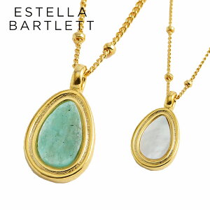 Estella Bartret エステラ バートレット Pear Drop Pendant ペアードロップ ペンダントアクセサリー ペンダント ネックレス 天然石 シンプル 可愛い 大人 レディース EBN5422 EBN5423ギフト プレゼント 誕生日 お祝い