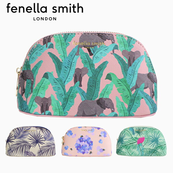 コスメ・美容グッズ（2000円程度） fenella smith フェネラスミス porch ポーチメイクポーチ コスメポーチ 化粧ポーチ コスメ 旅行 おしゃれ 可愛い 象 鳥 動物 ブランド デザイナーズ イギリスギフト プレゼント 誕生日 お祝い