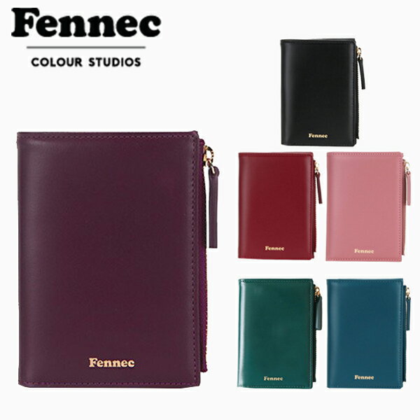 FENNEC フェネック 財布 ホールド ウォレット FOLD WALLETミニ ウォレット ミニ財布 カードケース ブランド デザイナーズ コンパクト スリム ファスナー 小銭入れ 牛革 コンパクト 韓国ギフト プレゼント 誕生日 お祝い