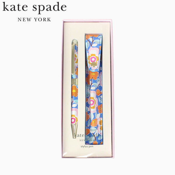 ケイトスペード katespad Stylus Pen&Pch PopFloraペン ボールペン ペンケース ペンポーチ ステーショナリー 文具 雑貨 クリスマス 花柄 おしゃれ レディースギフト プレゼント クリスマス