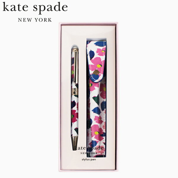 国内正規品 ケイト スペード ニューヨークkate spade new yorkStylus Pen ペンケース付き スタイラスペン ボールペンボールペン ステーショナリー 文房具 タッチペン レディース ブランド デザイナーズ 海外 花柄 ボタニカルプレゼント