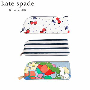 3/4の10時〜時限でポイントバック 国内正規品 kate spade new york ケイト スペード ニューヨークPencil Case ペンケース ペンポーチ筆箱 筆記用具付き ステーショナリー セット 文房具 文具 USA アメリカ 花柄 ストライプ さくらんぼ カラフルプレゼント