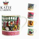 KATIE CARDEW ケイティカーデュー Mug マグ英国製 ファインボーンチャイナ 食器 マグカップ 大きい コーヒーカップ おうちカフェ インテリア レディース ブランド 海外 デザイナーズ UK ロンドン カラフル 花 アニマルギフト プレゼント 誕生日 お祝い