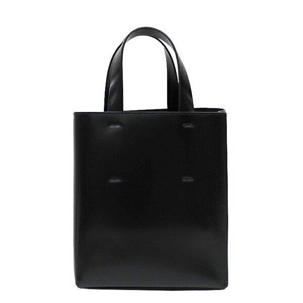 MARNI マルニ MUSEO MINI TOTE BAG ミュゼオ ミニ トート バッグ ショッピングバッグトートバッグ レザー 本革 レディース ブランド デザイナーズ 通勤 海外 イタリア ブラック SHMP0039Y0 LV639ギフト プレゼント 誕生日 お祝い 通勤 送料無料