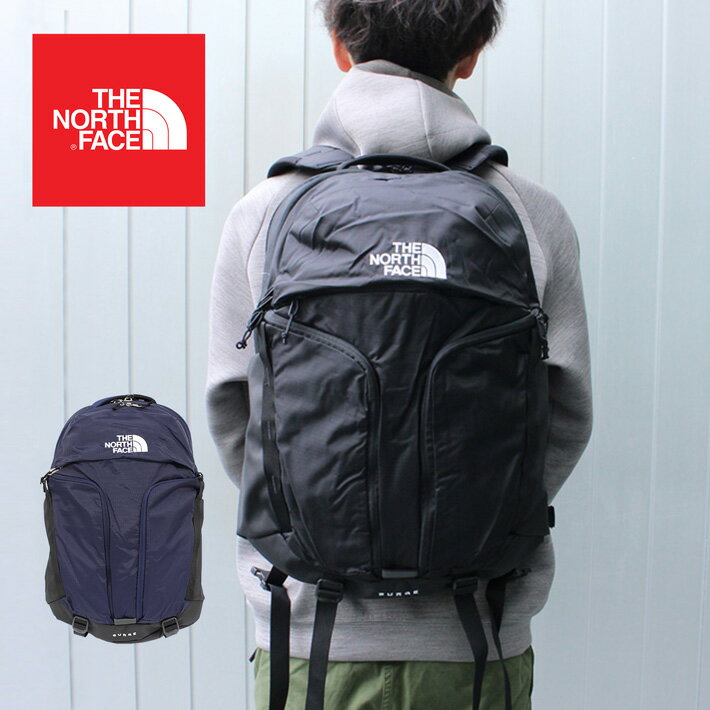 楽天Spot WriteTHE NORTH FACE ザ ノースフェイス SURGE サージリュック リュックサック バックパック バッグ 31Lブラック ネイビー メンズ レディース プレゼント ギフト 通勤 通学 送料無料 bgsin