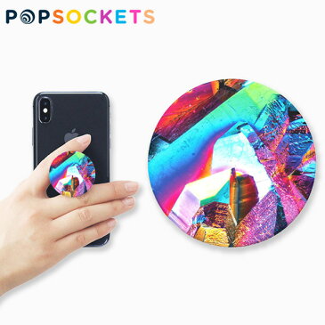 ポップソケッツ スマホリング レインボー ジェム グロス POPSOCKETS Rainbow Gem Glossブランド デザイナーズ グリップ USA アメリカ Rainbow Gem Glossギフト プレゼント 父の日