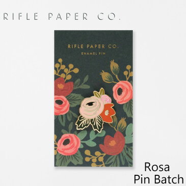 ライフルペーパー ピンバッジ ローザ ピンバッチ RIFLE PAPER CO. Rosa Pin Batch ブランド デザイナーズ ピンズ USA アメリカ 海外 EPM005ギフト プレゼント クリスマス