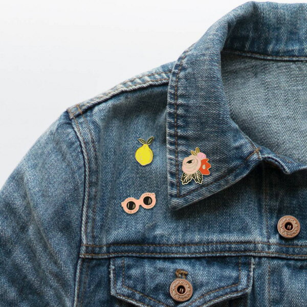 ライフルペーパー ピンバッジ ローザ ピンバッチ RIFLE PAPER CO. Rosa Pin Batch ブランド デザイナーズ ピンズ USA アメリカ 海外 EPM005ギフト プレゼント クリスマス