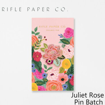 ライフルペーパー ピンバッジ ジュリエット ローズ ピンバッチ RIFLE PAPER CO. Juliet Rose Pin Batch ブランド デザイナーズ ピンズ USA アメリカ 海外 EPM009ギフト プレゼント クリスマス