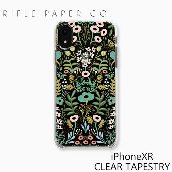 9/4の20時〜時限SALE!RIFLE PAPER CO. ライフルペーパー アイフォン XR ケース クリア タペストリー アイフォン XR CLEAR TAPESTRY iPhoneXRブランド スマホ ケース USA アメリカ 海外 PIC051-XRギフト プレゼント 誕生日 お祝い