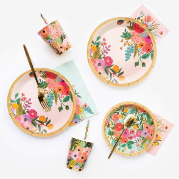 5〜10倍ポイントUP中!9/11 1:59まで ライフルペーパー ストロー ガーデンパーティ ペーパーストロー (25本セット) RIFLE PAPER CO. GARDEN PARTY SET OF 25 PAPER STRAWSブランド デザイナーズ USA アメリカ 海外 PSB001ギフト プレゼント 誕生日 お祝い