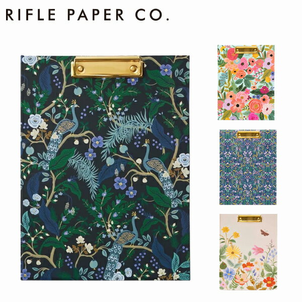 RIFLE PAPER CO. ライフルペーパー CLIPFOLIO クリップフォリオA4 ボード ファイル クリップボード ノート ステーショナリー 文具 ブランド デザイナーズ USA アメリカ 海外 フラワー タペストリー クジャク ストロベリー CLPギフト プレゼント 誕生日 お祝い