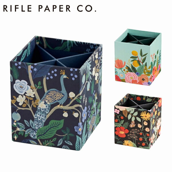 RIFLE PAPER CO. ライフルペーパー ガーデンパーティ・ペンスタンド Garden party pen standペン立て 収納 デスク 整理整頓 花柄 可愛い おしゃれ ブランド デザイナーズ USA アメリカ 海外 DPB001ギフト プレゼント 誕生日 お祝い