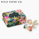 RIFLE PAPER CO. ライフルペーパー Push Pin Set プッシュピンガーデンパーティ 画びょう 文具 文房具 ボックス 花柄 ステーショナリー デザイナーズ デコレーション 可愛い USA アメリカ 海外 DPP001ギフト プレゼント 誕生日 お祝い