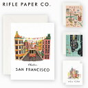 RIFLE PAPER CO. ライフルペーパー グリーティングカード City Card シティ カードブランド デザイナーズ カード USA アメリカ 海外 GCMギフト プレゼント 誕生日 お祝い