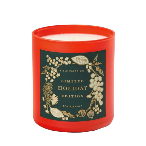 RIFLE PAPER CO. ライフルペーパー キャンドル CANDLE フレグランス ホリデー キャンドル Holiday candles クリスマスブランド デザイナーズ ディフーザー USA アメリカ 海外 CNDG006ギフト プレゼント 誕生日 お祝い 送料無料