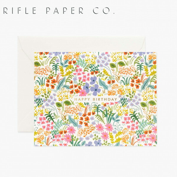 RIFLE PAPER CO. ライフルペーパー グリーティングカード バースデー プレーリー・バースデー Prairie Birthdayブランド デザイナーズ カード USA アメリカ 海外 GCB052ギフト プレゼント 誕生日 お祝い