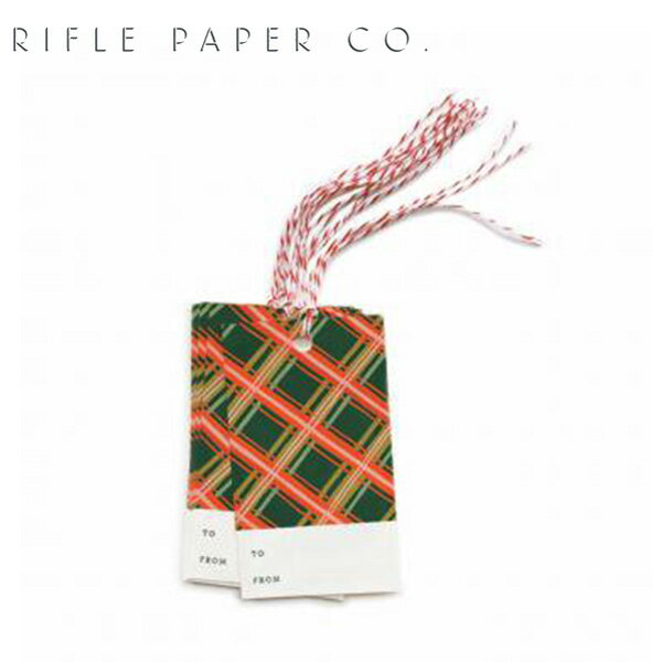 RIFLE PAPER CO. ライフルペーパー ホリデーギフトタグ Holiday Gift Tag クリスマスツリー Christmas Tree チェック Checkブランド デザイナーズ カード USA アメリカ 海外 GTX003 GTX009ギフト プレゼント 誕生日 お祝い