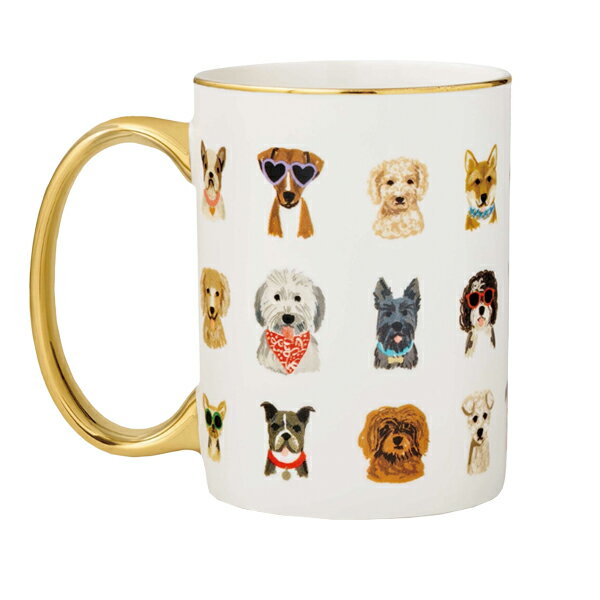 10％ポイントバック!9/11 1:59まで!RIFLE PAPER CO. ライフルペーパー Porcelain Mug マグマグカップ コップ 食器 犬 猫 ペット 動物 大容量 ブランド デザイナーズ USA アメリカ 海外 レディース MUG007 MUG008ギフト プレゼント 誕生日 お祝い