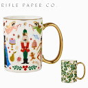 RIFLE PAPER CO. ライフルペーパー マグカップ MUG Christmas クリスマス Doll ドール ヤドリギコップ 食器 ボタニカル ブランド デザイナーズ USA アメリカ 海外 レディース MUXギフト プレゼント 誕生日 お祝い