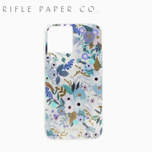 RIFLE PAPER CO. ライフルペーパー ブルーガーデン BLUEGARDENiPhone13 iPhoneケース スマホケース ケース保護 クリア ブランド 花柄 アメリカ レディース pic058スマホ ギフト プレゼント 誕生日 お祝い 送料無料