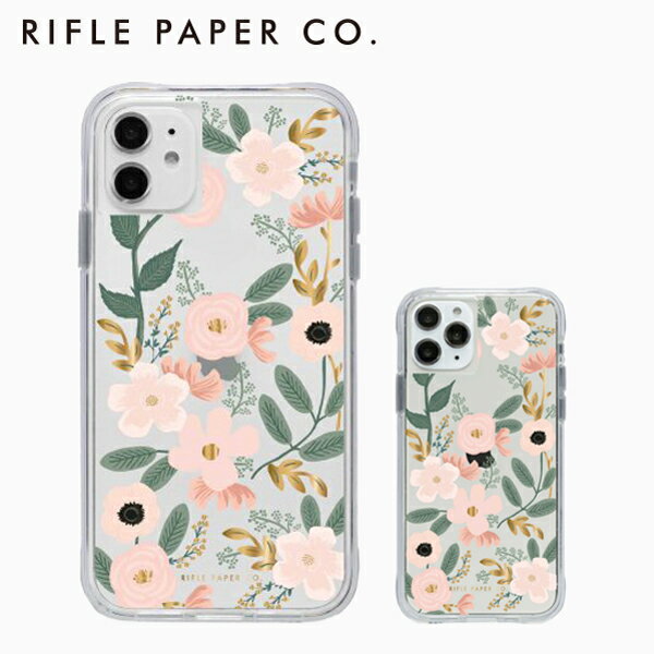 9/4の20時〜時限SALE!RIFLE PAPER CO. ライフルペーパー Wild Flower ワイルドフラワースマホケース カバー レディース iPhon11pro iPhone11 iPhoneX iPhoneXS iPhoneXR 花柄 ピンク クリア ボタニカル PIC064ギフト プレゼント 誕生日 お祝い