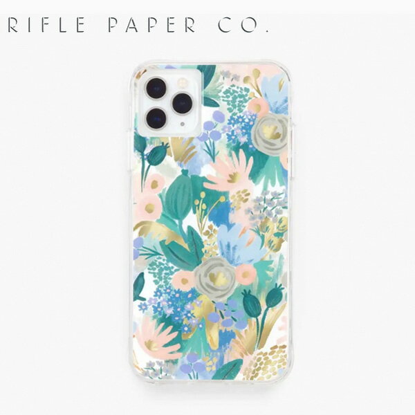 RIFLE PAPER CO. ライフルペーパー iPhone11pro iPhoneX iPhoneXS アイフォンケース クリア ルイーザ Louisa iPhoneケース スマホケース花柄 ボタニカル 青 ブランド スマホ ケース USA アメリカ PIC070スマホ ギフト プレゼント 誕生日 お祝い 送料無料