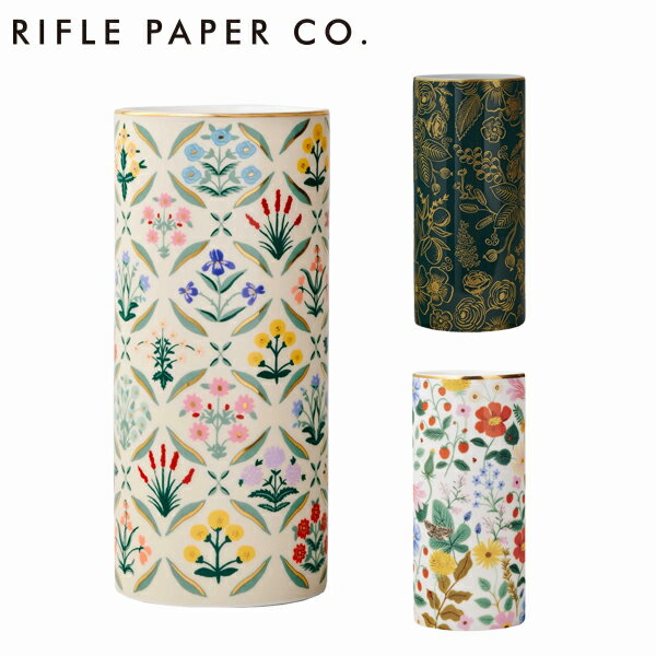 RIFLE PAPER CO. ライフルペーパー Porcelain Vase フラワーベースガーデンパーティ 花瓶 お花 花柄 陶器 インテリア 植物 デザイナーズ デコレーション 可愛い USA アメリカ 海外 pvm001 pvm002 pvm004ギフト プレゼント 誕生日 お祝い