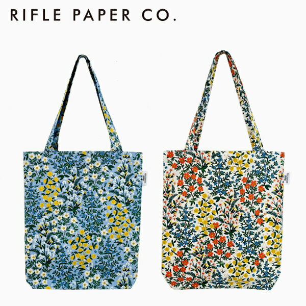 RIFLE PAPER CO. ライフルペーパー CottonLinen コットンリネン Totebag Collection トートバッグ コレクション 通勤 A4バッグ エコバッグ サブバッグブランド デザイナーズ 肩掛け バッグ 花柄 RTB USA アメリカ 海外ギフト プレゼント 誕生日 お祝い