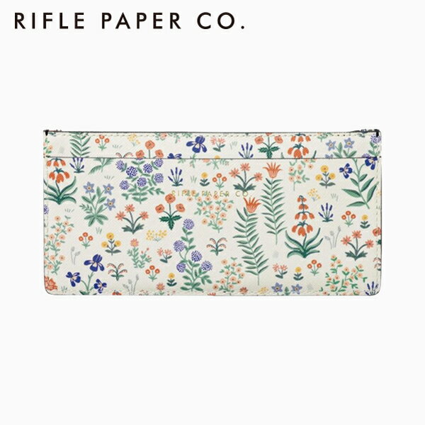 RIFLE PAPER CO. ライフルペーパー Slim Card Wallet スリム カード ウォレット財布 カードケース フラグメントケース 小銭入れ コンパクト 可愛い 花柄 ブランド デザイナーズ レディース 白黒 USA アメリカ SGWS03ギフト プレゼント 誕生日 お祝い