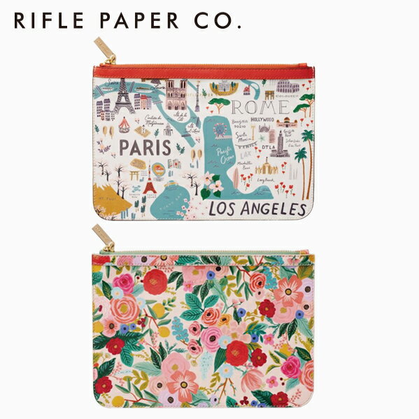 9/4の20時〜時限でポイントバック!RIFLE PAPER CO. ライフルペーパー Clutch フラット クラッチクラッチバッグ ミニバッグ バッグインバッグ ポーチ スリム おしゃれ 可愛い 旅行 デザイナーズ 海外 USA 花柄 SGZP01 SGZP02ギフト プレゼント 誕生日 お祝い