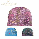 SARA MILLER サラミラー Cosmetic Bag コスメポーチ Laege ラージポーチ コスメ 大きめ 収納 ブランド デザイナーズ UK ロンドン ピンク ブルー 花柄 鳥 海 フェイクレザー レディース FG9437 FG4560 FG8548ギフト プレゼント 誕生日 お祝い