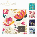 日本製 SARA MILLER サラミラー HANDKERCHIEF ハンカチ日本製 綿100％ 薄手 コットン 45×45 ハンカチクロス レディース ブランド デザイナーズ 海外 英国 イギリス ロンドン グリーン ホワイト グレージュ ネイビー 鳥 花ギフト プレゼント 誕生日 お祝い