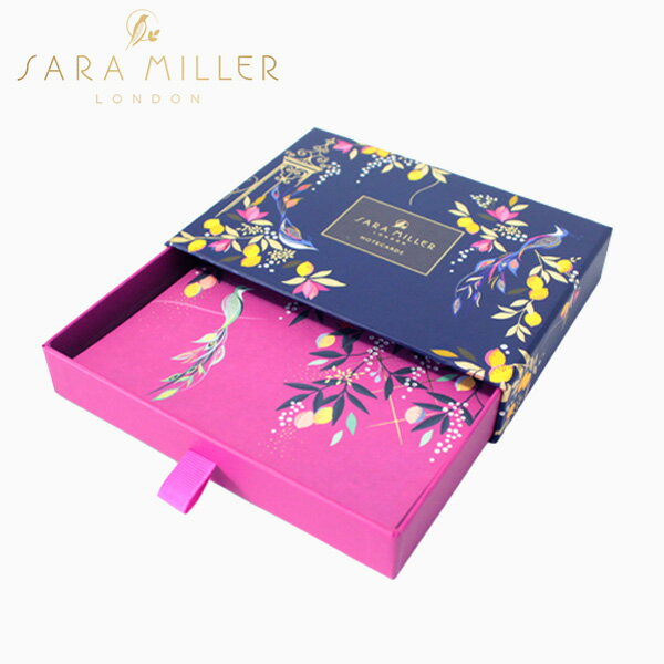 SARA MILLER サラミラー Boxed Card ボックスカード GREETING CARD グリーティングカードレターセット 鳥 レディース ピンク レモン ブランド デザイナーズ ステーショナリー UK ロンドン SAM2127ギフト プレゼント 誕生日 お祝い