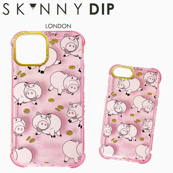 SKINNY DIP スキニーディップ アイフォンケース iPhone7 iPhone8 iPhoneSE iPhone12 iPhone12prohamm ハム トイストーリー disney ディズニーブランド デザイナーズ UK ロンドン 海外 クリアケース キラキラ ピンク キャラクターギフト プレゼント 誕生日 お祝い