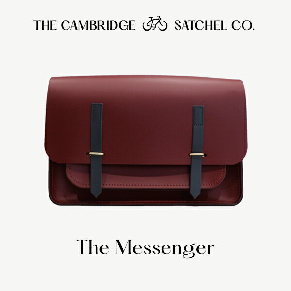 国内正規品 THE CAMBRIDGE SATCHEL CO. ケンブリッジサッチェル The Messenger メッセンジャーショルダー バッグ メンズ ビジネス 牛皮 レザー A4 輸入UK イギリスギフト プレゼント 誕生日 お祝い 通勤 通学 送料無料