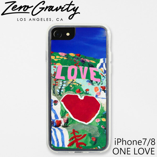 ZEROGRAVITY ゼログラビティ アイフォン ケース iPhone8 iPhone7 ワン ラブ iPhoneケース ONE LOVEアイフォンケース スマホケース ブランド LAブランド iPhone7/8 ROSE MIRRORスマホ ギフト プレゼント 誕生日 お祝い