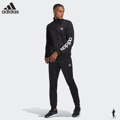 アディダス adidas ジャージ 上下 トレーニングウェア トレーニングパンツ エッセンシャルズ リニアロゴ トラックスーツ メンズ 男性用 28897