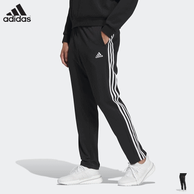 アディダス adidas ジャージ トレーニングパンツ スリーストライプス ダブルニット トラックパンツ メンズ 男性用 BXF59のサムネイル