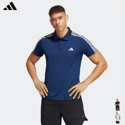 アディダス adidas ポロシャツ トレーニングウェア トレイン エッセンシャルズ ピケ スリーストライプス トレーニング ポロシャツ メンズ 男性用 BXH46【1枚までメール便OK】