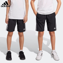 アディダス adidas ハーフパンツ トレーニングパンツ エッセンシャルズ スリーストライプス ウーブンショーツ ジュニア キッズ 子供用 ECO36【1枚までメール便OK】