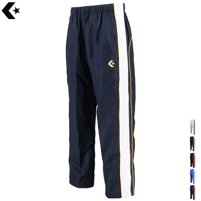 コンバース CONVERSE バスケット ウォームアップパンツ ウィンドブレーカー トレーニングパンツ フルオープン 移動着 練習着 メンズ 男性用 レディース...
