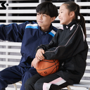 コンバース CONVERSE バスケット ウォームアップジャケット ウィンドブレーカー トレーニングウェア 移動着 練習着 ミニバス キッズ ジュニア 子供用 ...