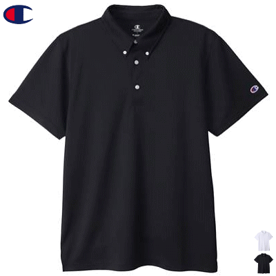 チャンピオン Champion ボタンダウン ポロシャツ トレーニングウェア スポーツウエア BD POLO メンズ 男性用 レディース 女性用 C3XS397【1枚までメール便OK】