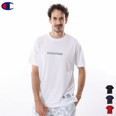 チャンピオン Champion バスケットウェア 半袖シャツ Tシャツ 練習着 CAGERS メンズ 男性用 C3ZB352【1枚までメール便OK】【24SS】